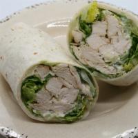 Old Field · Chicken caesar wrap filled with grilled chicken and mixed greens served with caesar dressing...