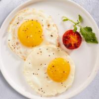 Fried Egg · Get a pair of lightly fried eggs!