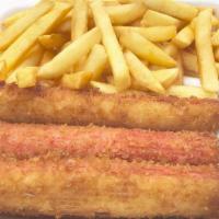Crab Sticks · 6 pieces of crab sticks served with french fries or fried rice.