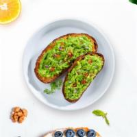 Avocado Toast · Freshly sliced avocado on sourdough bread