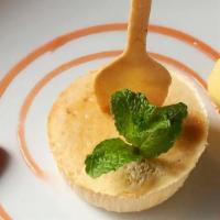 Cheesecake With Guava Sauce · 
