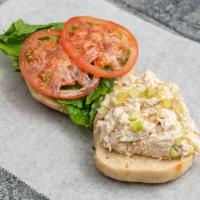 Chicken Salad Sandwich · Made from boars head rotisserie chicken breast, diced celery and Hellman's mayo. Add Cheese ...