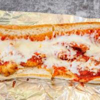 Chicken Cutlet Parmigiana Sub · 