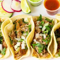 Grilled Chicken Tacos · 4 per order.