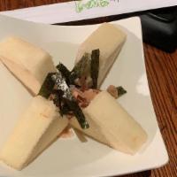 Age Tofu · Deep fried bean curd in special sauce.