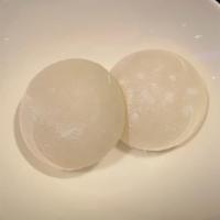 Mochi Ice Cream · Your choice of flavor.