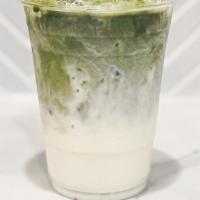 Matcha Latte · Contains caffeine. Matcha, milk. For iced drinks, please shake well before drinking.