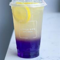 Iced Tea Lemonade · Iced only. Butterfly fly tea, Jasmine green tea, lemonade . Please shake well before drinking.