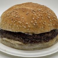 Roll-N-Hamburger · Six oz choice. Medium/Rare-well done.