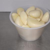Peeled Garlic - 1/4 Pound · Fresh peeled garlic. Sold by the pound.  If you need less than a pound please leave a note a...