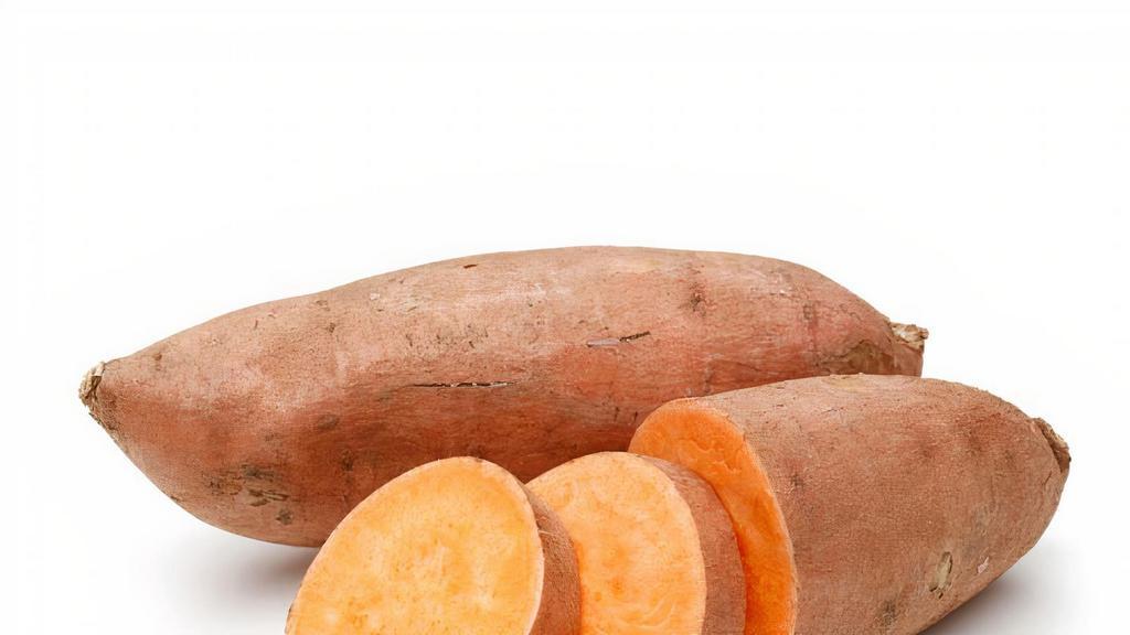 Sweet Potatoes · This item may be ordered by the piece or by weight. Your cost will be adjusted to reflect the actual weight and cost upon final payment.  $0.99/lb
1 Piece is approximately 1 LB