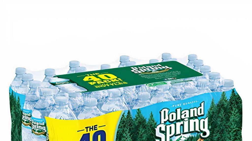 A Case Of Water · 40 pack of 16.9 oz water bottles