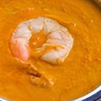 Jhinga Tikka Masala · Tandoor fired shrimp, creamy tomato sauce.