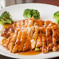 Chicken Teriyaki
 · Served with soup, salad and rice.