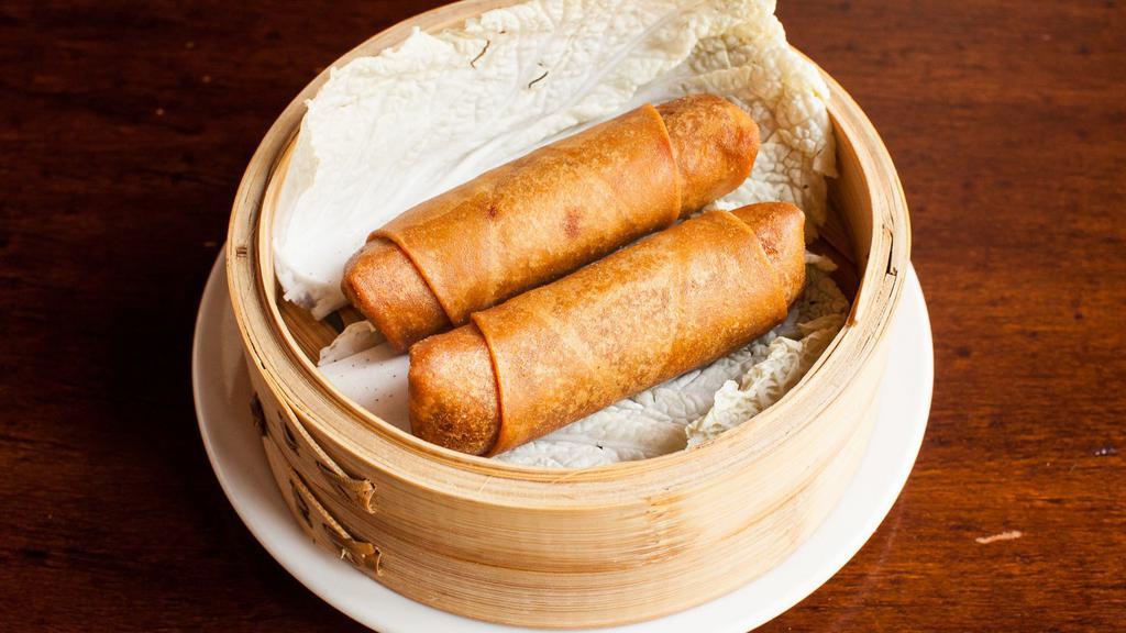 Vegetarian Spring Rolls (2) · Two pieces.