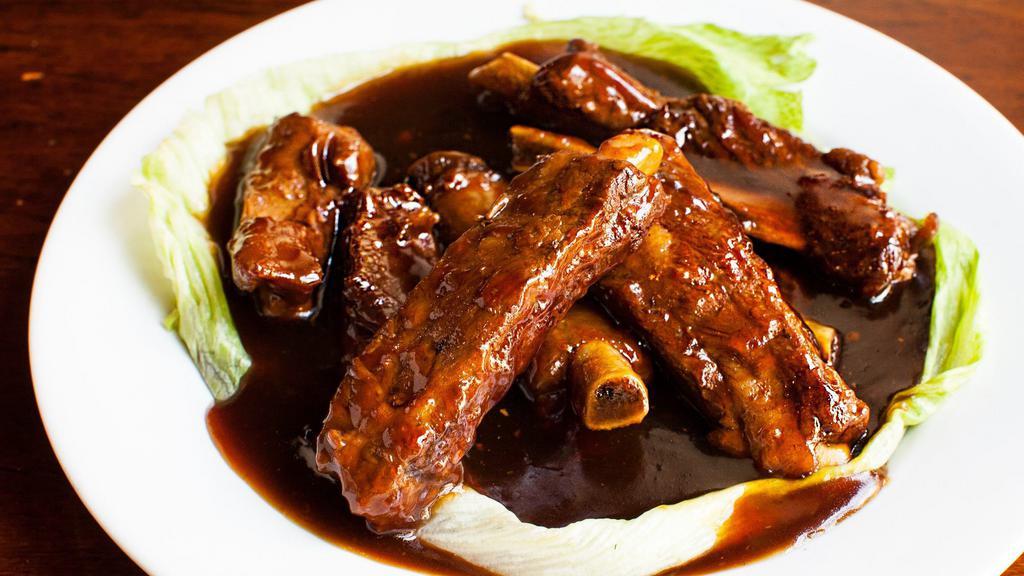 Sweet & Sour Baby Back Ribs (8) · Eight pieces.