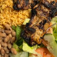 Pollo Asado Plato  · If there's an ingredient you do not want please let us know our plates come with rice, pinto...