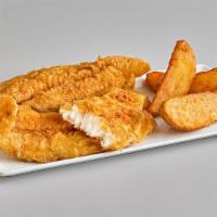 1Pc Fish Fillet Combo Meal · 1 piece of white fish fillet,  1 small side of choice, and 1 fresh-baked biscuit.