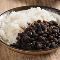 Rice & Beans · White jasmine rice and black beans