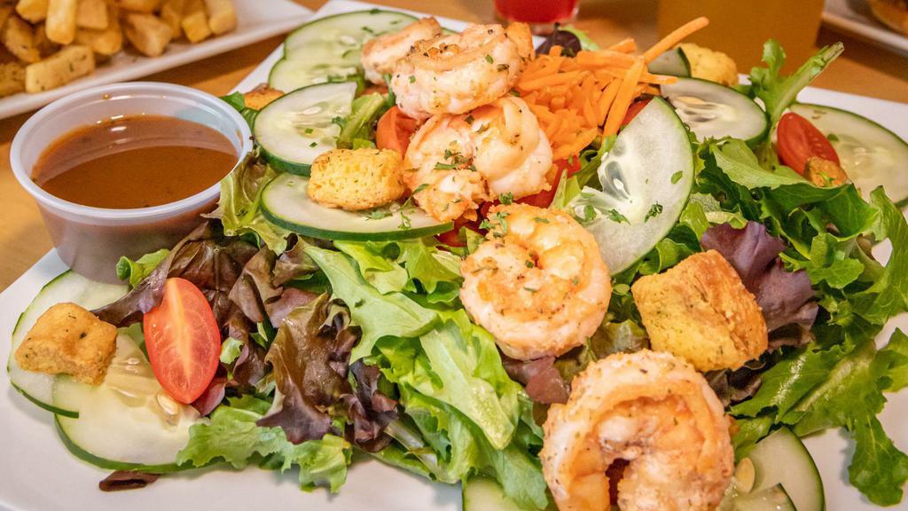 Seasonal Salad · Add Chicken, Fish, or Shrimp for an additional charge.