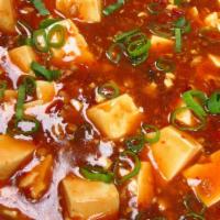 Ma - Po Spicy Tofu 麻婆豆腐 · Spicy.