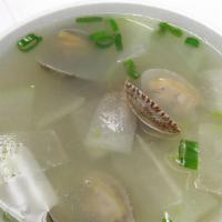 Clam With Winter Melon Soup 蛤蜊冬瓜湯 · 