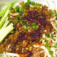 Spicy Sichuan Noodle In Sesame Sauce 香辣擔擔麵 · Spicy.