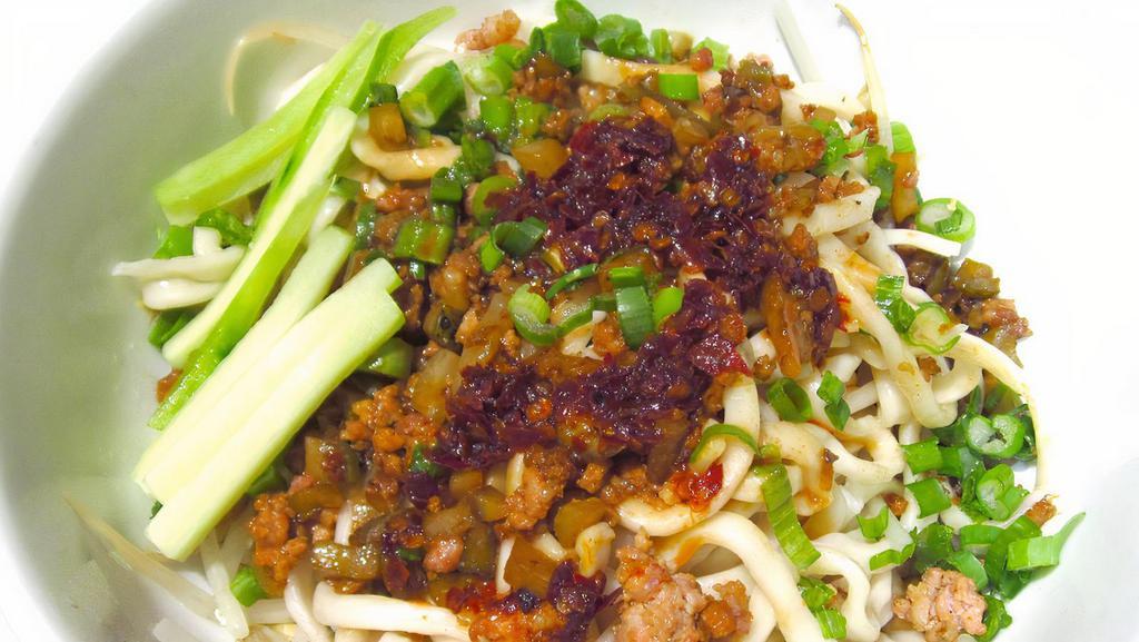 Spicy Sichuan Noodle In Sesame Sauce 香辣擔擔麵 · Spicy.