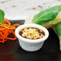 Fresh Summer Rolls · Lettuce, basil, mints & tofu with tamarind hoisin sauce.