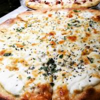 For Cheese! · Mozzarella, fontina, ricotta, Parmesan