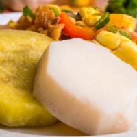 Ackee & Saltfish [*Breakfast] · Taste of this savory yellow fruit defies description. Enjoy it with cod fish and begin your ...