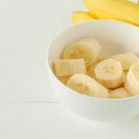 Banana Blaster Bowl · Acai bowl topped with  granola, bananas, almond slices, and honey.