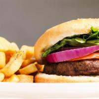 Beef Burger · 8 oz. Served with one side.