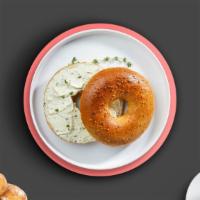 Cream Dream Cheese Bagel · Your choice of bagel with plain cream cheese.