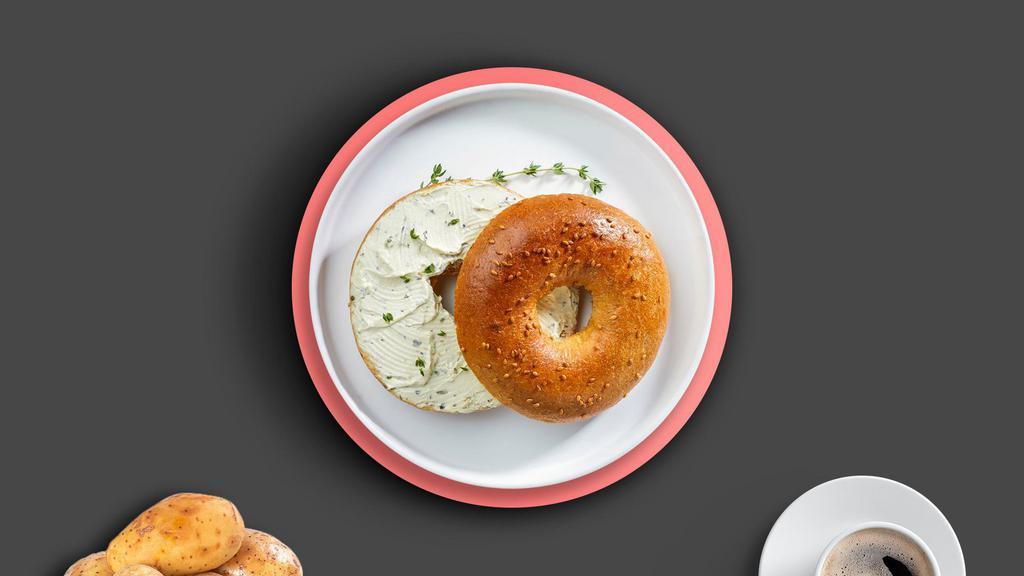 Cream Dream Cheese Bagel · Your choice of bagel with plain cream cheese.