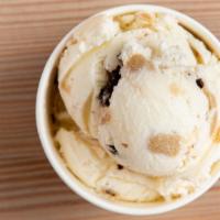 Cookie Dough · Vanilla ice cream with cookie dough and chocolate chips.