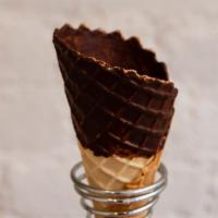 Chocolate Dipped Waffle Cone · 