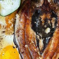 Bangsilog · marinated boneless milkfish w/ fried rice and 2 sunny-side up eggs