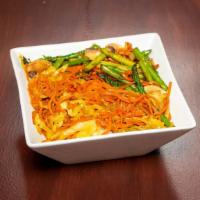 Veggie Bowl · Seasonal veggies; served with rice.