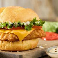 Beer Battered Pacific Cod Sandwich · Wild-caught Pacific Cod lightly dipped in a signature beer batter, American cheese, lettuce,...