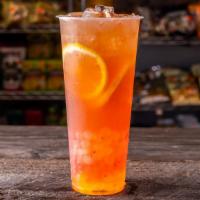 Fresh Strawberry Lemon Tea · Freshly squeezed strawberry lemonade with green tea base and strawberry jelly. Can substitut...