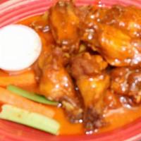 Buffalo Chicken Wings · 10 pieces in choice of sauce.