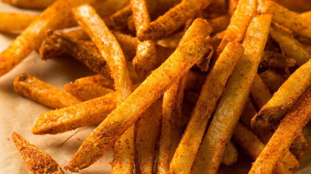 Seasoned Fries · Delicious seasoned hand-cut fries.
