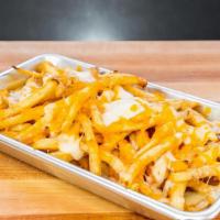 Cheese Fries · Our classic fries topped with melted American cheese.