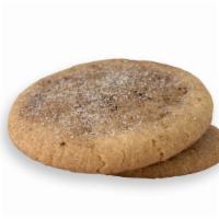 Snickerdoodle Cookies · A Freshly baked Sugar Cookie rolled in cinnamon sugar.