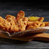 Hand-Battered Chicken Tenders · Dipped in Nathan’s Savory Batter and Fried to Perfection