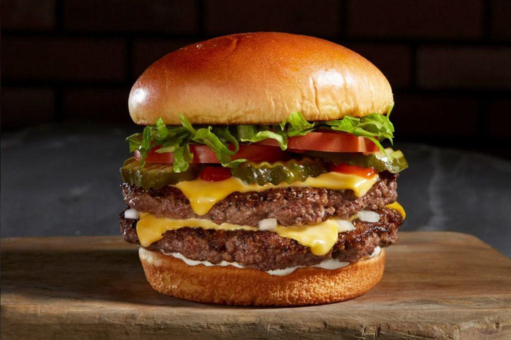 Manhattan Burger · 1/2 lb. Fresh Angus Beef, Lettuce, Tomato, Onion, Pickles, Mayo, Ketchup and American Cheese