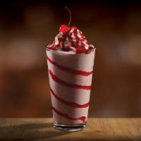 Strawberry Milkshake · Made with Wisconsin Creamery Milk, Pure Cane Sugar and Real Strawberry Puree