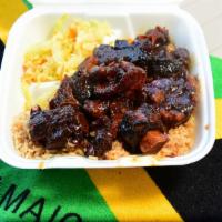 Oxtail · Oxtail is the meat from the tail of an ox. It is seasoned and slowly cooked till tender.