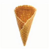 Waffle Cone · Store-Made Fresh Waffle Cone (perfect for dipping into a dish!)
